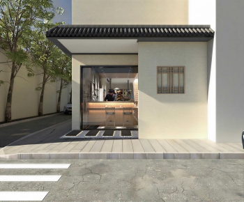 Modern Facade Element-ID:802970898