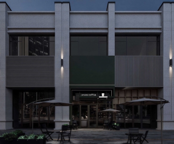 Modern Facade Element-ID:719295028