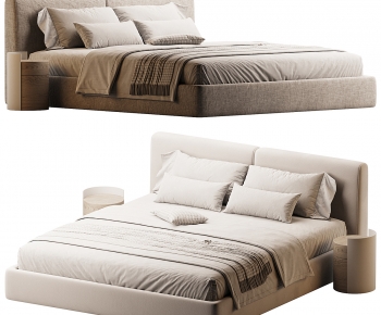 Modern Double Bed-ID:928549052