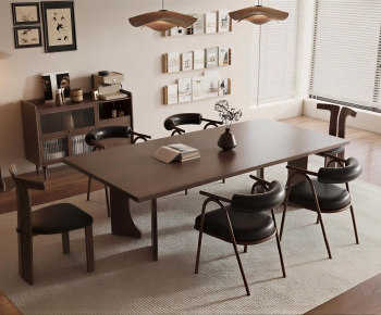 Modern Dining Table And Chairs-ID:386302951