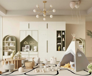 Modern Children's Room Activity Room-ID:435494907