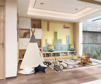 Modern Children's Room Activity Room-ID:914447076
