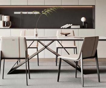 Modern Dining Table And Chairs-ID:716376077