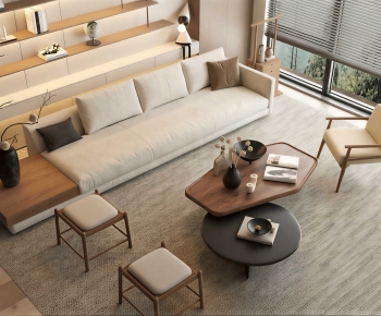 Japanese Style Sofa Combination-ID:398979901