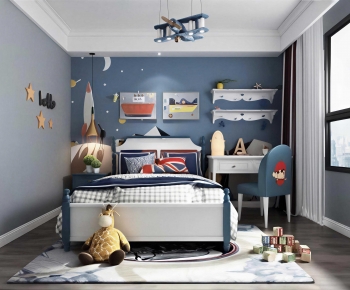 Modern Boy's Room And Son's Room-ID:575530544