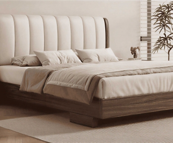 Modern Double Bed-ID:618479976