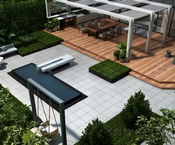 Modern Courtyard/landscape-ID:440411095