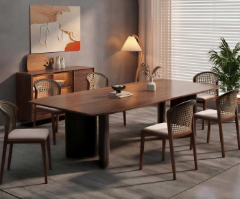 Modern Dining Table And Chairs-ID:790664919
