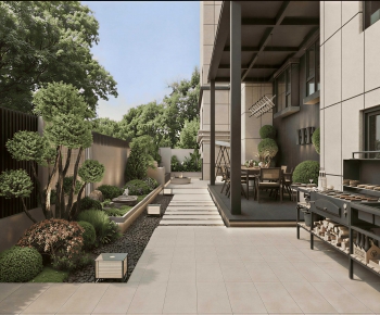 Modern Courtyard/landscape-ID:767599119