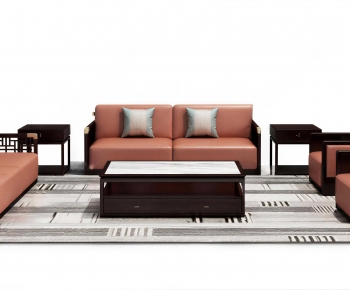 New Chinese Style Sofa Combination-ID:474275119