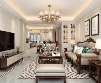 American Style A Living Room-ID:115309956