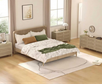 Modern Double Bed-ID:316766986