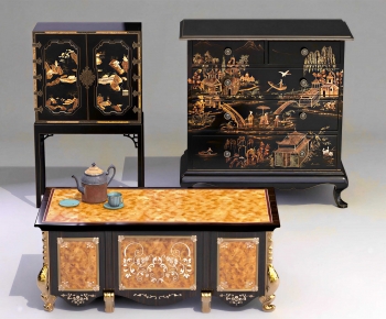 New Chinese Style Decorative Cabinet-ID:112292054