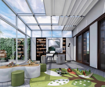 Modern Glass Sun Room-ID:398020039