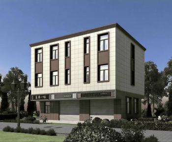 Modern Villa Appearance-ID:743548925