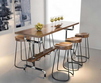 Industrial Style Counter Bar-ID:214343077