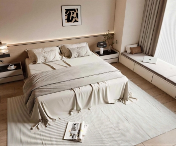 Modern Double Bed-ID:364161012