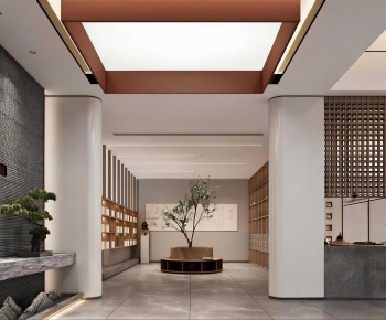 New Chinese Style Lobby Hall-ID:184645892