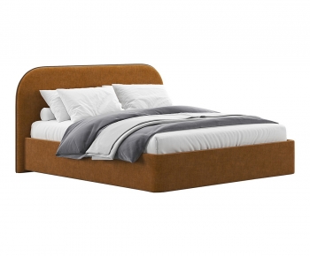 Modern Double Bed-ID:768258099