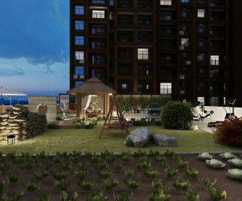 Modern Courtyard/landscape-ID:675430326