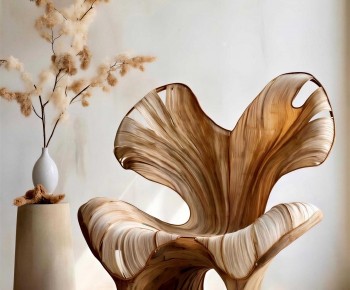 Wabi-sabi Style Lounge Chair-ID:533446077
