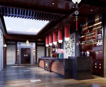 New Chinese Style Lobby Hall-ID:635318043