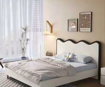 Modern Double Bed-ID:521080974