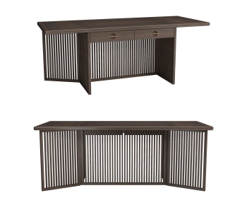 New Chinese Style Desk-ID:655030015