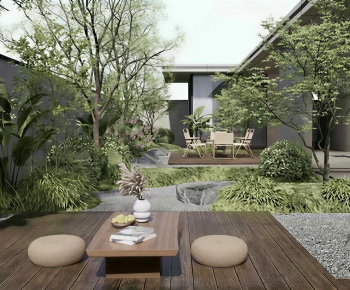 Japanese Style Courtyard/landscape-ID:675332075
