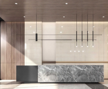 Modern Office Reception Desk-ID:201768985