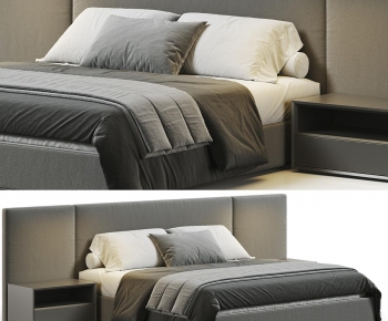Modern Double Bed-ID:579380044