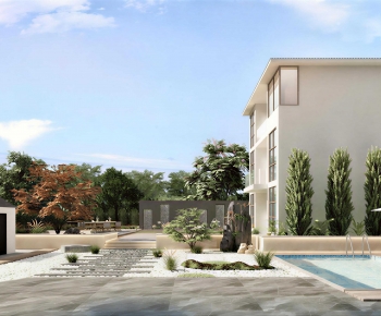 Modern Courtyard/landscape-ID:380289638