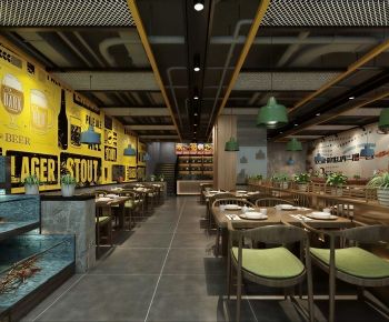 Industrial Style Restaurant-ID:632973918