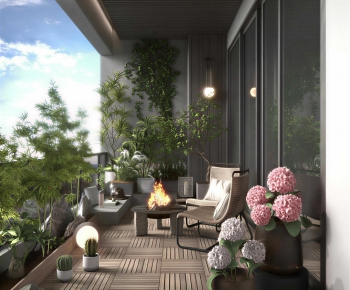 Modern Balcony-ID:556137081