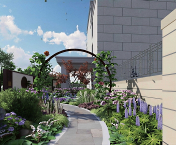 New Chinese Style Courtyard/landscape-ID:456350095
