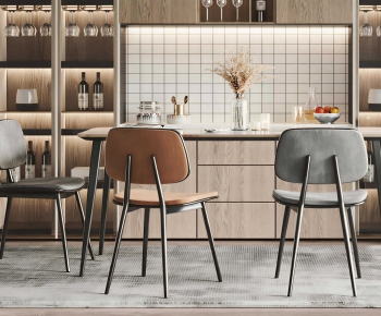Modern Dining Table And Chairs-ID:448697091