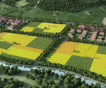 Modern Architectural Bird's-eye View Planning-ID:518560439