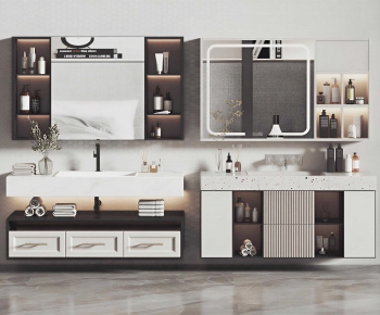 Modern Bathroom Cabinet-ID:372660281