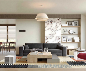 Modern A Living Room-ID:431205995