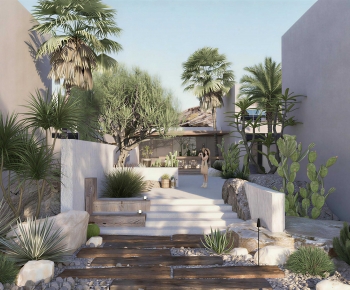 Modern Courtyard/landscape-ID:561002976