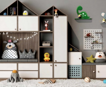 Modern Decorative Cabinet-ID:449630023