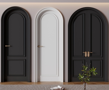 French Style Single Door-ID:988734019