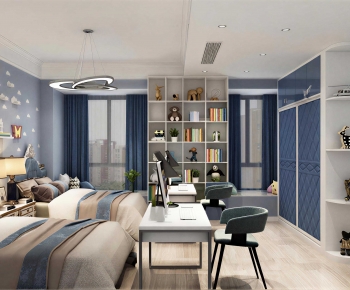 Modern Boy's Room And Son's Room-ID:265738019