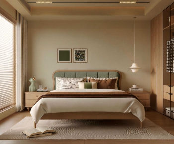 Japanese Style Bedroom-ID:125521909