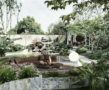Modern Courtyard/landscape-ID:403867969