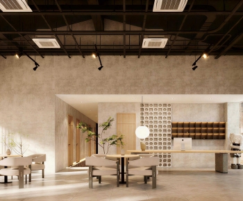 New Chinese Style Office Reception Desk-ID:821775913