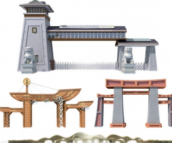 New Chinese Style Gate-ID:962023022