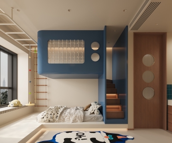Modern Boy's Room And Son's Room-ID:122499945