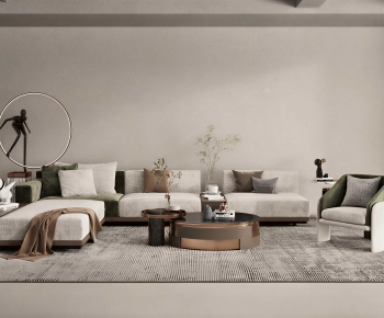 Wabi-sabi Style A Living Room-ID:379867084