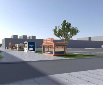 Modern Commercial Street-ID:400407082